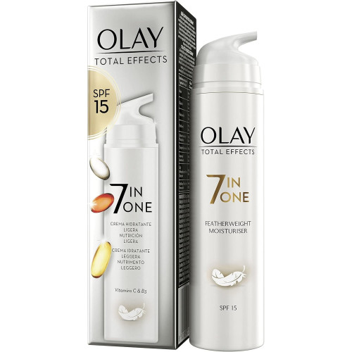 Crema Total Effects 7 en 1, SPF15 hidratante ligera, 50ml.Olay