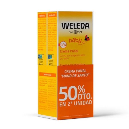 Pack crema pañal Caléndula 75+75ml . Weleda