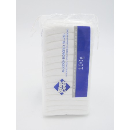Algodón hidrófilo zigzag 100g. Star Cott