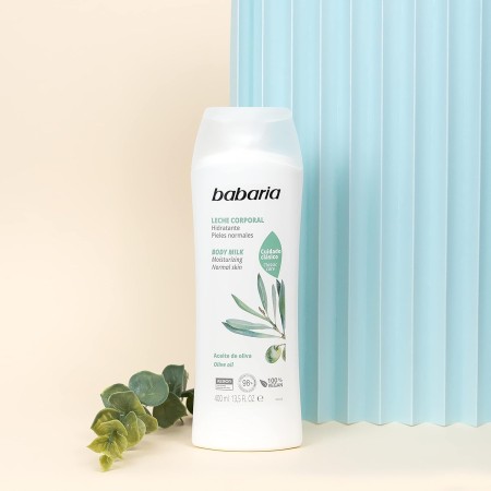 Leche corporal hidratante con aceite de oliva...