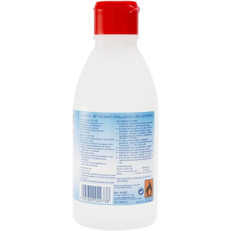 Alcohol 96º antiséptico 250 ml. Hansaplast