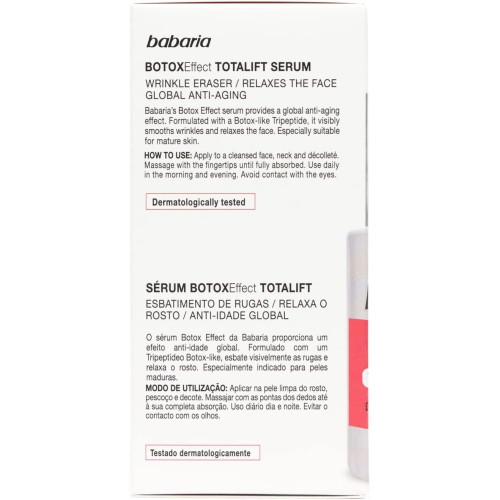 Serum Botox Effect 30ml. Babaria