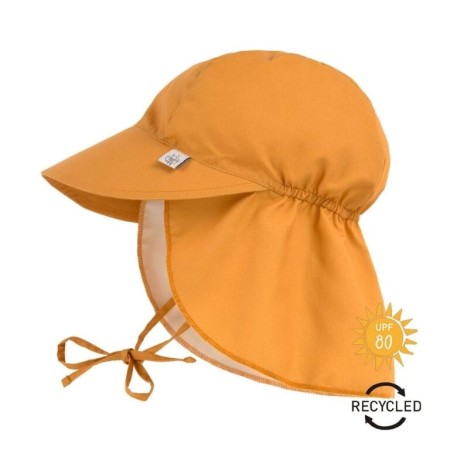 Gorrito con solapas protección solar Amarillo....