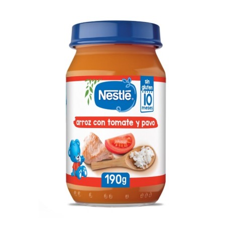 Potito Arroz con tomate y pavo 190g. Nestlé