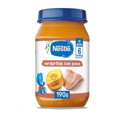 Potito verduritas con pavo 190g. Nestlé