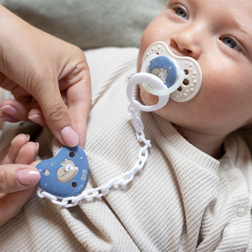 Cadenita sujetachupetes Night & Day 0+ meses. Lovi