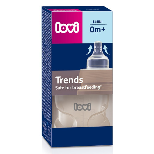 Biberón con tetina dinámica Trends 120 ml . Lovi