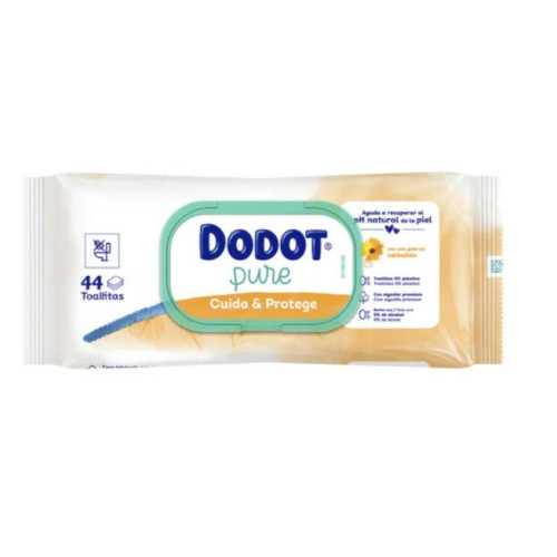 Toallitas Dodot Pure Cuida & Protege Caléndula (3x44) 132 uds.