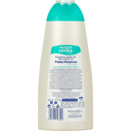 Gel baño y ducha pieles atópicas 500ml. Instituto Español