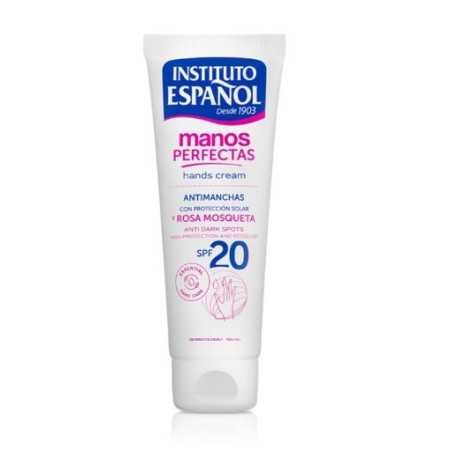 Crema de manos anti manchas SPF 20+, Rosa Mosqueta 75 ml. Instituto Español