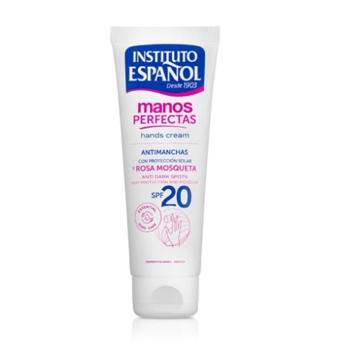 Crema de manos anti manchas SPF 20+, Rosa Mosqueta 75 ml. Instituto Español
