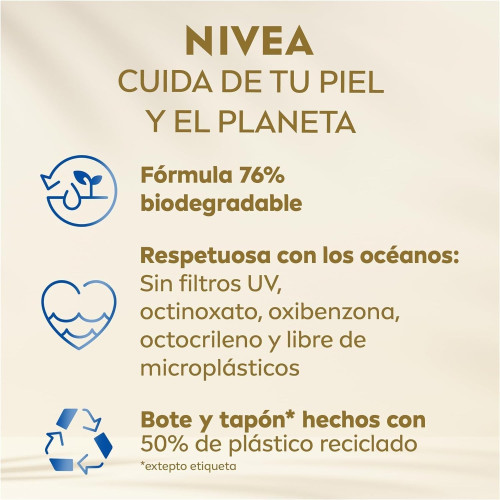 Protección facial FP 50+ , triple protección con acido hialurónico 40ml. Nivea