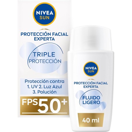 Protección facial FP 50+ , triple protección...