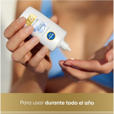 Protección facial FP 50+ , triple protección...