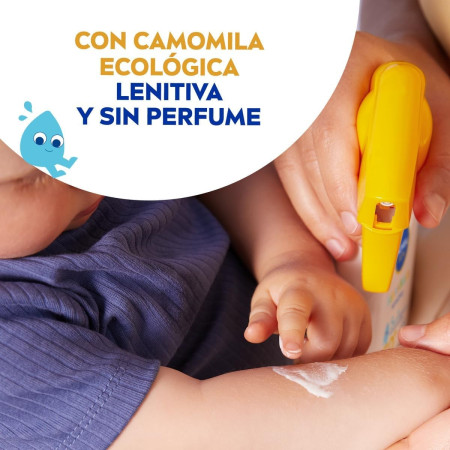 Leche solar infantil piel sensible SPF 50+ Pistola (270ml). Nivea