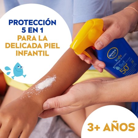 Leche solar infantil SPF 50+ SUN KIDS pistola...