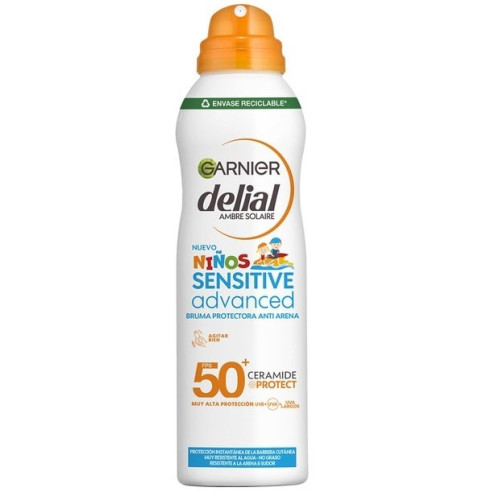 Spray Protección solar Niños Sensitive Advanced SPF50+ bruma de150ml. Delial