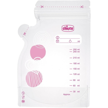Bolsitas de conservación leche materna 30 uds. Chicco