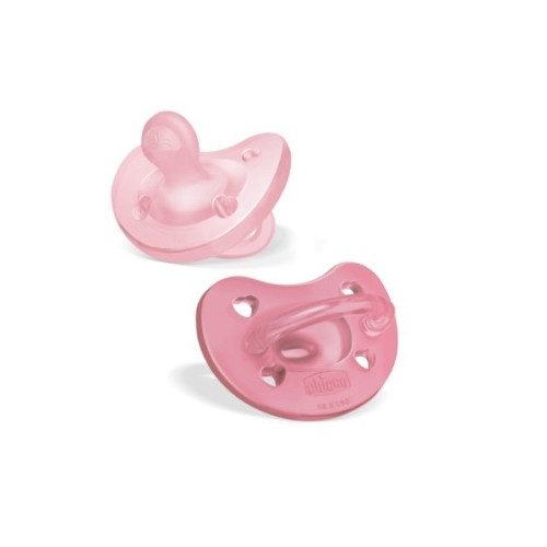 Chupete Physio Soft Solicona “Efecto mamá” +12m. Chicco