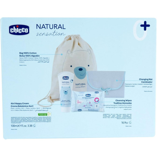 Bolsa Teddy Bear de cambio de pañal Natural Sensation. Chicco