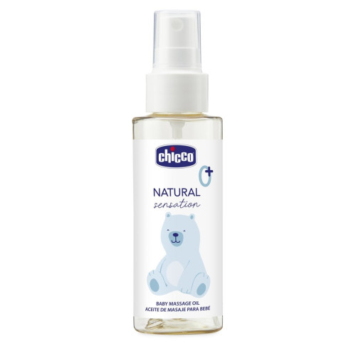 Aceite de masaje para bebé Natural Sensation spray (100ml). Chicco