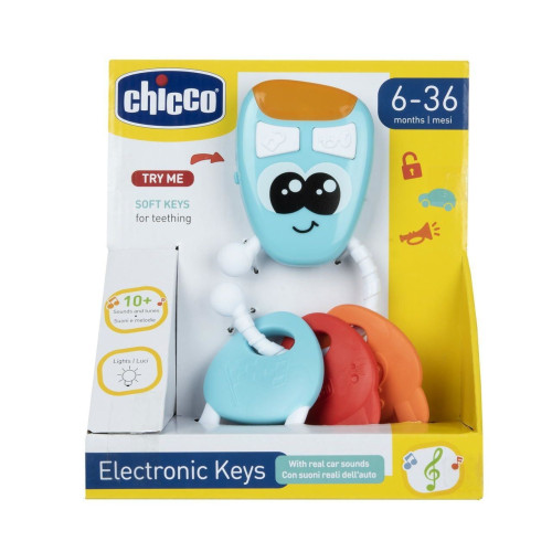 Mordedor llaves luces y melodías (6-36m).Chicco