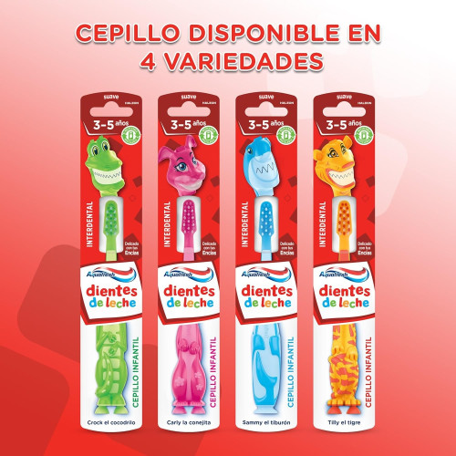 Cepillo dental divertidos diseños (3 a 5 años). Aquafresh