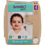 Bambo Nature Talla 4 Ecológicos 24 Pañales| Protección Natural y Libertad de Movimiento