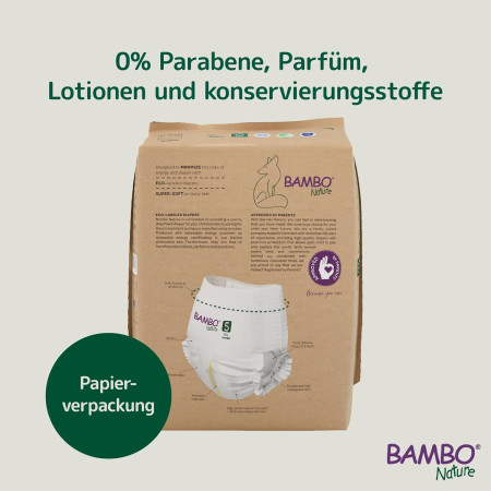 Pañales Pants entrenamiento BAMBO NATURE Talla 5 ( 19 uds)