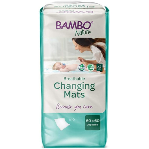 Cambiadores Bambo Nature 60x60 (10 uds)