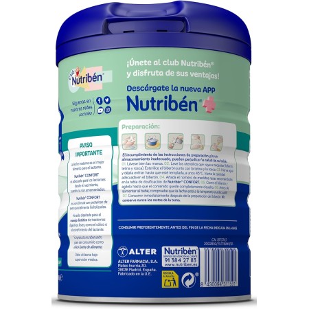 Leche Confort , para usos médicos especiales ....
