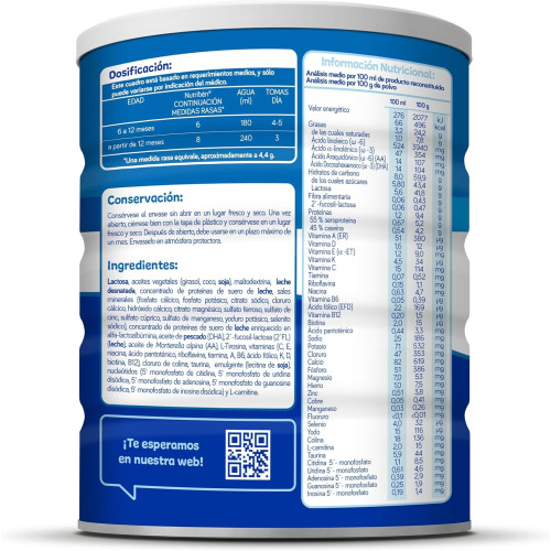 eche de Continuación Pro Alfa 2. Nutribén