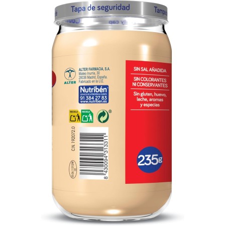 Potito de Patatitas con Pollo. Nutribén