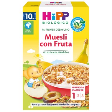 Mi primer desayuno, Muesli...