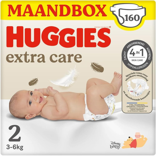 Pañales Talla 2 extra care. Huggies
