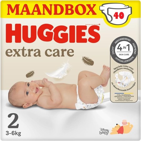 Pañales Talla 2 extra care Huggies. Paquete de...