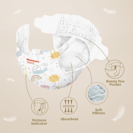 Pañales Talla 2 extra care Huggies. Paquete de...