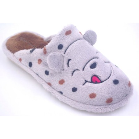 Zapatillas de casa “Montlis”.  Garzón (Gris...