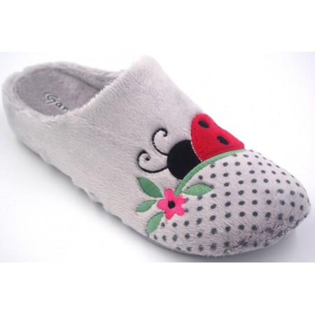Zapatillas de casa “Montlis”.  Garzón (Gris Perla)