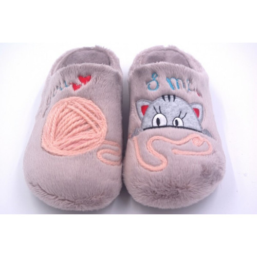 Zapatillas de casa “Montlis”.  Garzón (Rosa Palo)