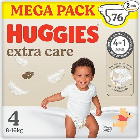 Pañales Mega Pack Extra Care Talla 4 (76 Uds) -...