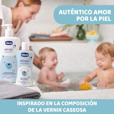 Gel de baño Natural Sensation con aloe y camomila 200ml. Chicco