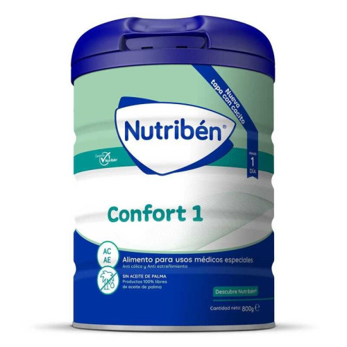 Leche Confort 1 para Bebés con Cólicos y Estreñimiento. Nutribén