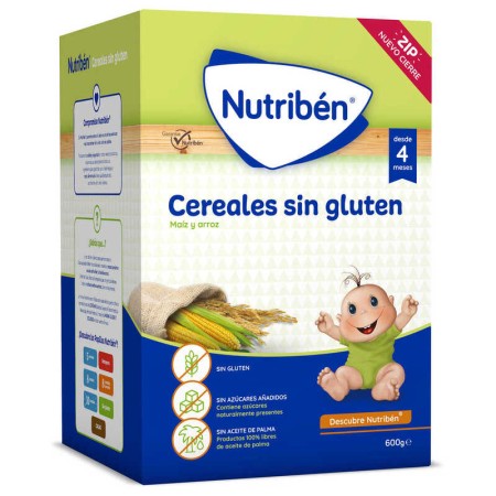 Papilla cereales sin gluten ( maíz y arroz )...