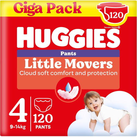 Giga pack pants talla 4 (30x4) 120 uds. Huggies