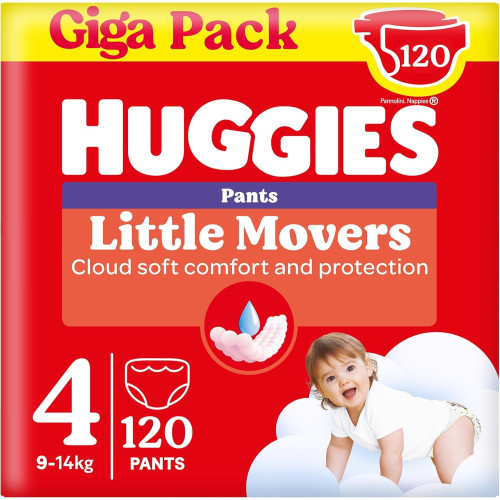 Giga pack pants talla 4 (30x4) 120 uds. Huggies