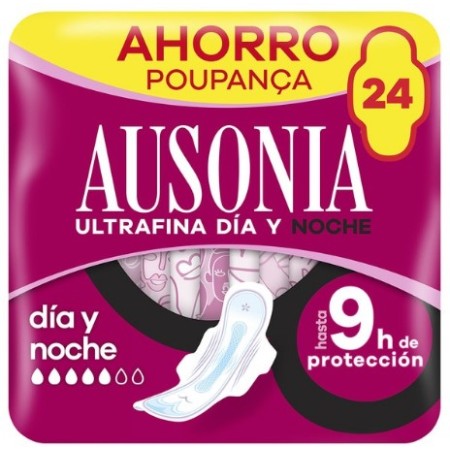 Compresas ultrafina día y noche ( 24 uds). Ausonia