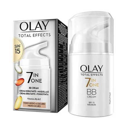 Crema total Effects 7 en 1, BB cream (medio-oscuro) , 50ml . Olay