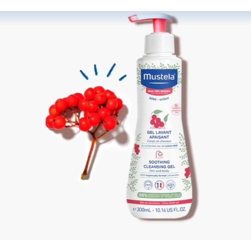 Gel de baño confort 300 ml.  Mustela