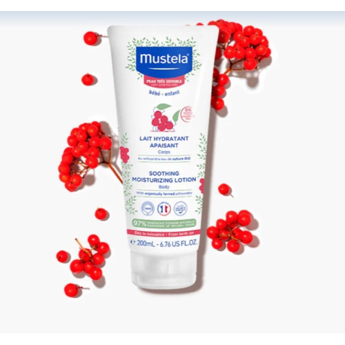 Leche corporal hidratante confort 200 ml.  Mustela